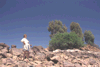 Carmen poseert in Oviston National Reserve